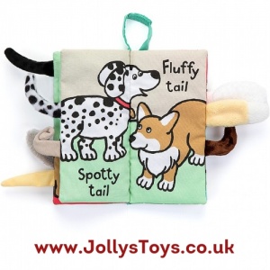 Jellycat Puppy Tails Soft Book